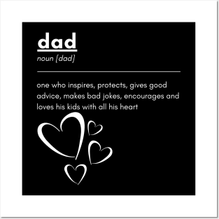 Cute dad t-shirt | Loving dad | Fatherhood | Gift for dad Posters and Art